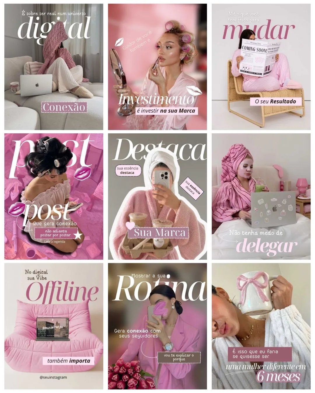 Plantillas Pink Girl