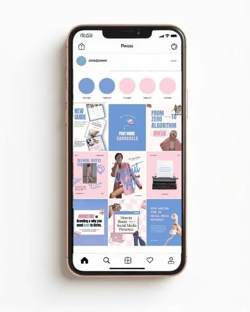 Feed de Instagram profesional
