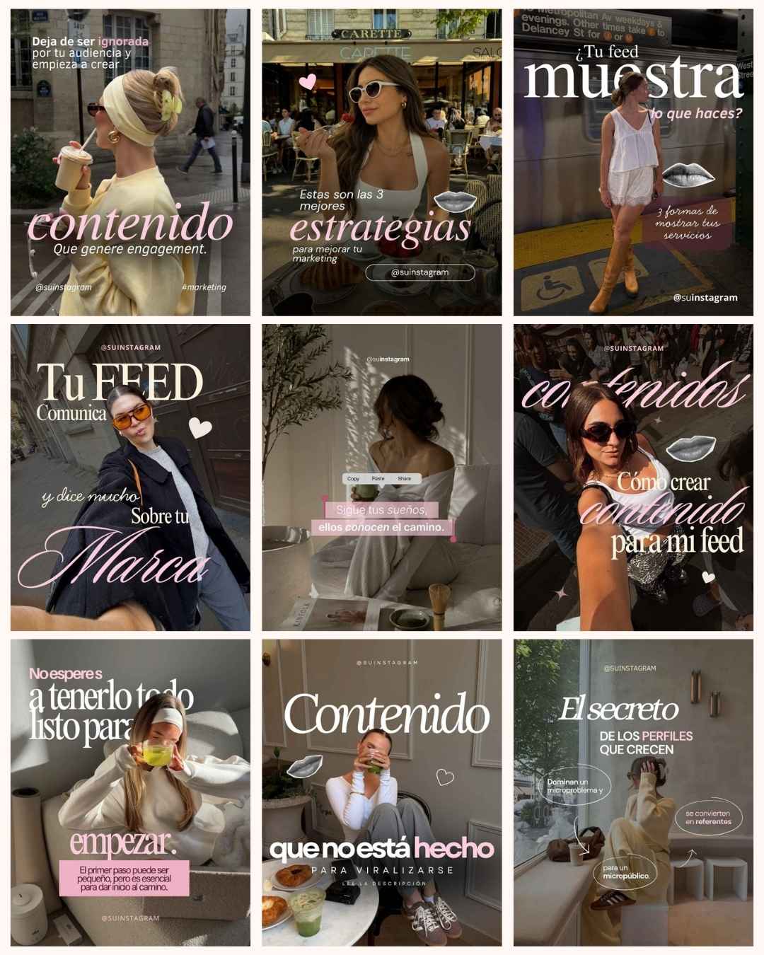 Plantillas para Influencer