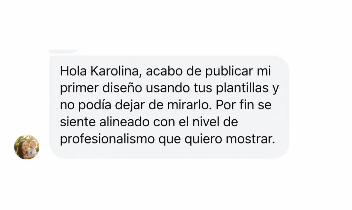 Testimonio de cliente 1